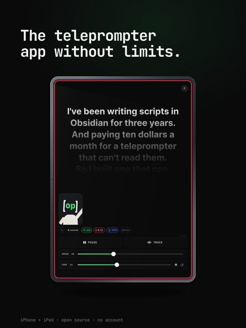 iPad screenshot 1